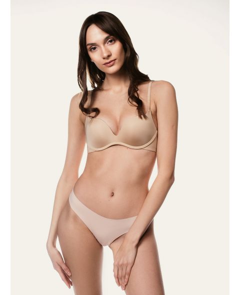 Бюстгальтер двойной push-up L1507A от Luna бежевий